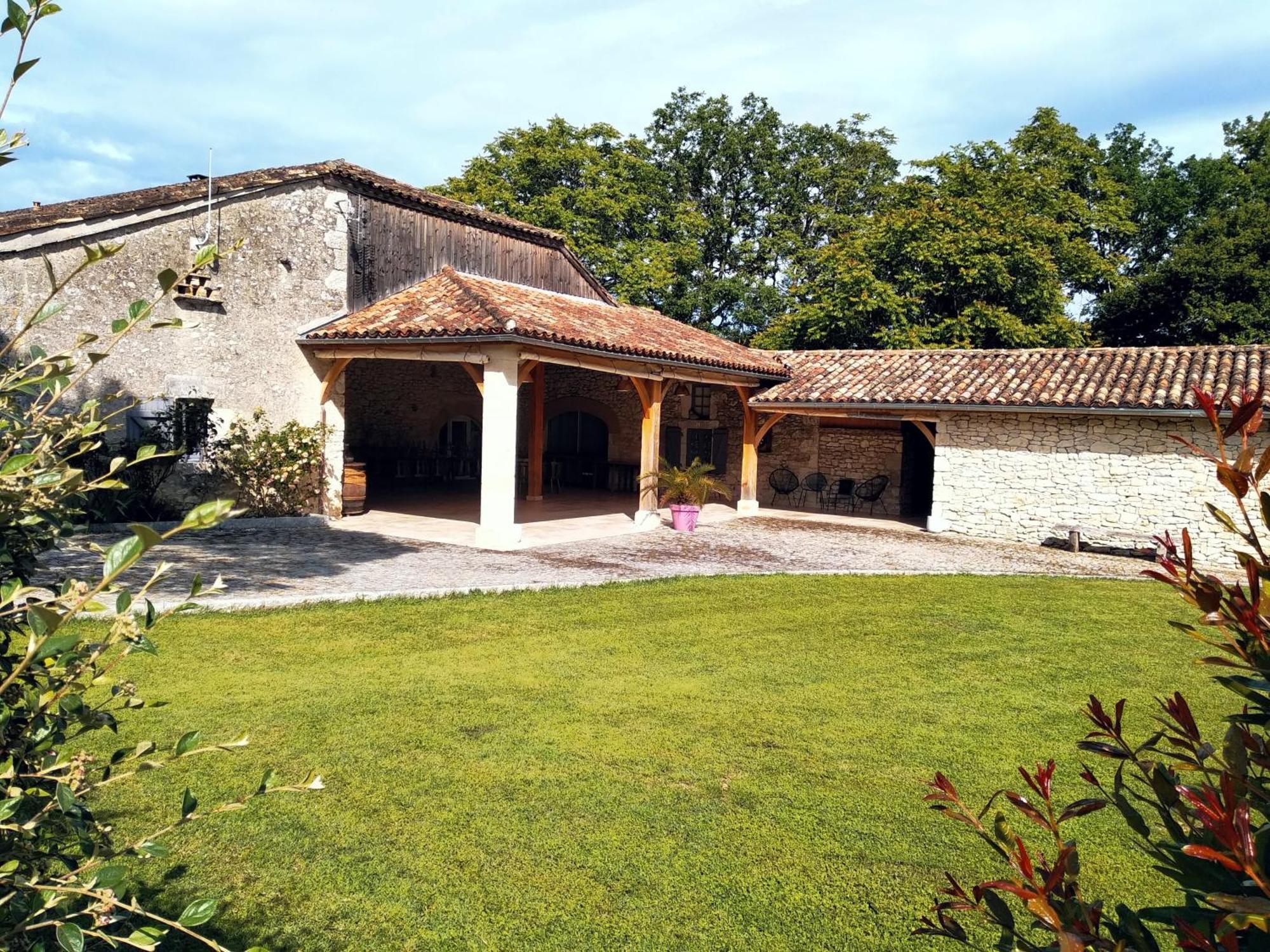 Le Vignal Villa Monflanquin Buitenkant foto