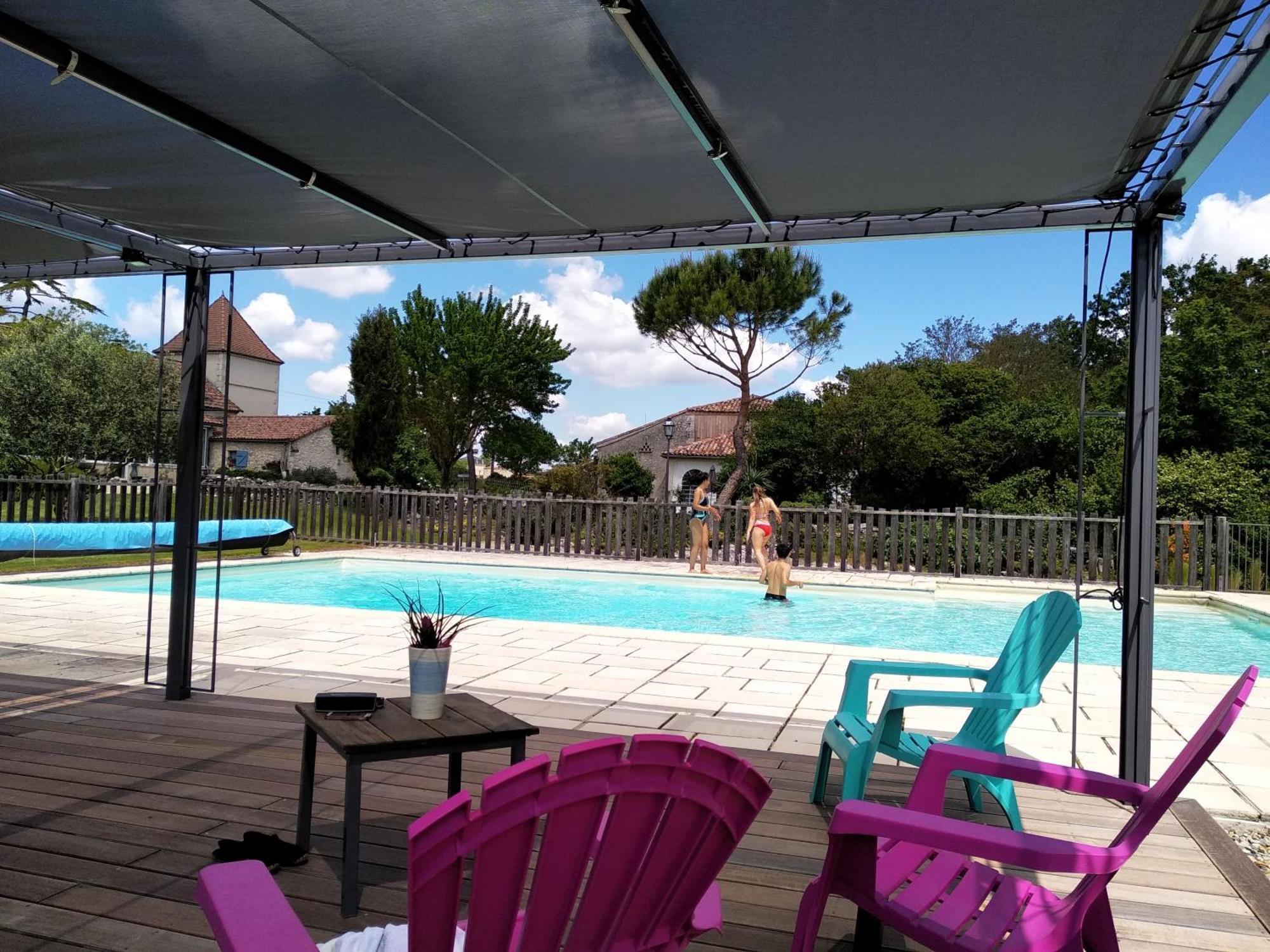 Le Vignal Villa Monflanquin Buitenkant foto